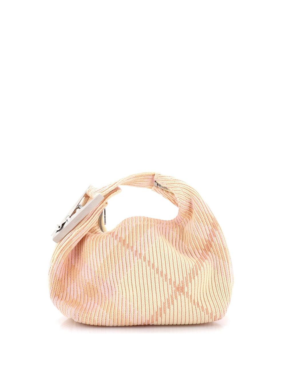 Burberry Peg Handle Bag Knit Check #288731B92B